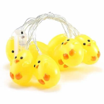 WHY30 LED String Lights Easter Eggs String Lights Bunny Fairy Lamp For Party Decor 1.5m 10pcs Lamps Battery Powered