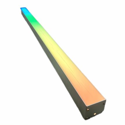 Building facade rgb led lighting digital tube DC12v/24v led strip with aluminum profile and milky cover