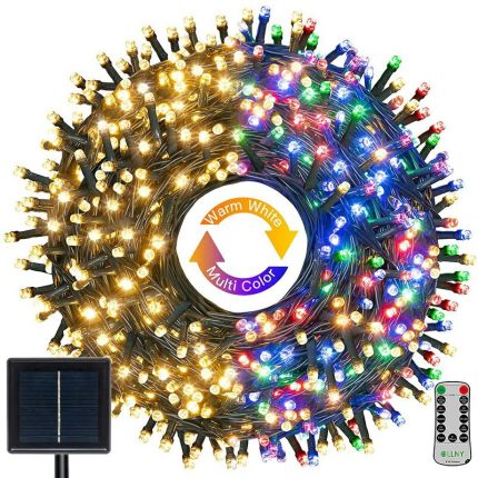 Remote Control 300LED Solar Christmas Lights for Party Decoration String Light IP67 Waterproof Christmas Light