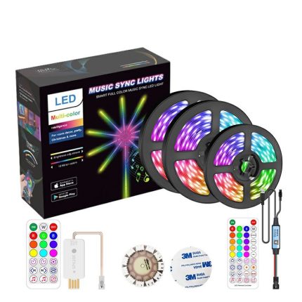 Smart Dream Color Led Light Music Voice Sync DC 5V DIY Firework Led Strip Lights For Party Decoration