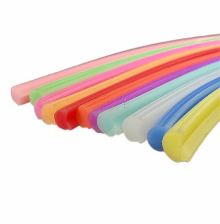 various colors silicone neon cover 6mm 8mm 10mm 12mm separated led neon tube in stock