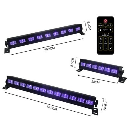 LED UV Stage Light for party lamp with remote switch uv wall lights for fluorescent performance UV LED Flood light