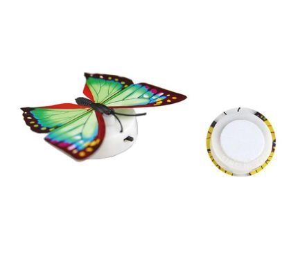 House LC New Colorful Changing Butterfly LED Night Light Lamp Home Room Party Desk Wall Decor Hot 17Nov07 Drop Ship